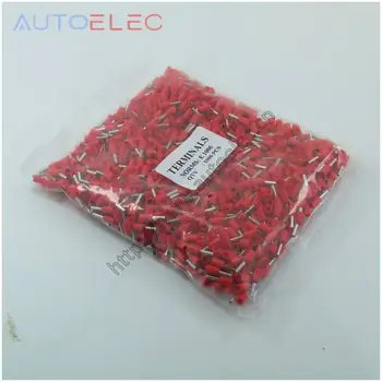 1000pcs E1006 Ferrule Terminal Cord End Terminal AWG18 1mm2 Copper Brass Wire Copper Insulated Crimp Pin Connector tubeTerminals
1000pcs E1006 Ferrule Terminal Cord End Terminal AWG18 1mm2 Copper Brass Wire Copper Insulated Crimp Pin Connector tubeTerminals