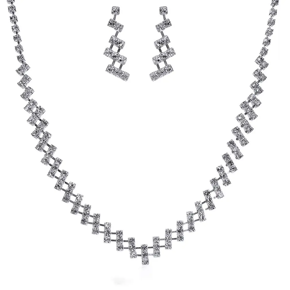 Brilliant Fashion Women Jewellery Alloy with Rhinestone Bow Accessories Set Necklace Earrings Kit Brides Wedding Decorations
Brilliant Fashion Women Jewellery Alloy with Rhinestone Bow Accessories Set Necklace Earrings Kit Brides Wedding Decorations
