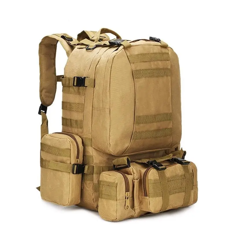 New life 50L Outdoor Backpack Molle Military Tactical Backpack Rucksack Sports Bag Waterproof Camping Hiking Backpack For Travel
New life 50L Outdoor Backpack Molle Military Tactical Backpack Rucksack Sports Bag Waterproof Camping Hiking Backpack For Travel