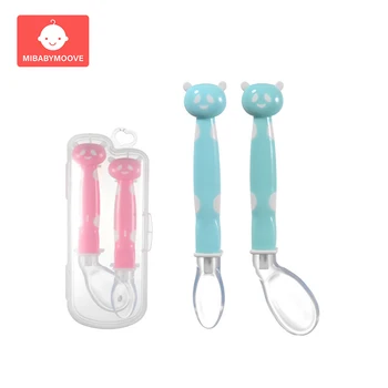 2Pcs/Set Baby Feeding Spoon Set Safety Silicone Cartoon Tableware Newborn Eating Training Curved Spoons for Infant Feeding Food
2Pcs/Set Baby Feeding Spoon Set Safety Silicone Cartoon Tableware Newborn Eating Training Curved Spoons for Infant Feeding Food