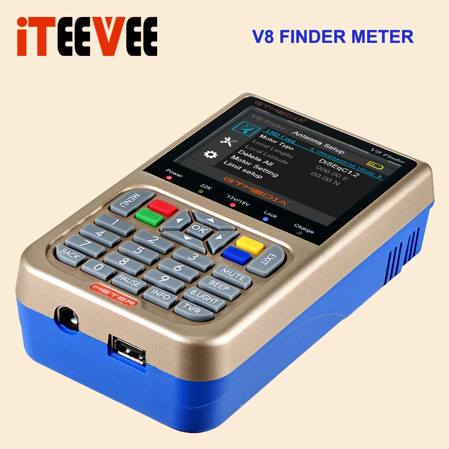 Original Freesat Gtmedia V8 Finder meter HD DVB-S2/S2X High Definition Satellite Finder MPEG-4 Freesat satellite Finder V8 4pcs
Original Freesat Gtmedia V8 Finder meter HD DVB-S2/S2X High Definition Satellite Finder MPEG-4 Freesat satellite Finder V8 4pcs