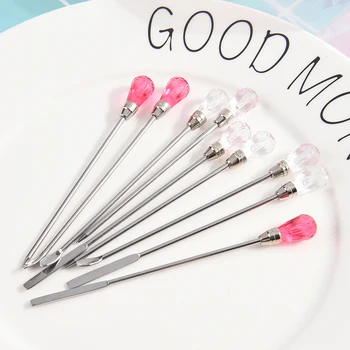 1PCS Nail Art Stirring Rods Needle Dotting Tools Picked Up Rhinestones/Stir Gel Powder Liquid Manicure Nail Supplies
1PCS Nail Art Stirring Rods Needle Dotting Tools Picked Up Rhinestones/Stir Gel Powder Liquid Manicure Nail Supplies