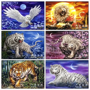 Full 3D DIY Diamond Painting Cross Stitch Animal Posters Needlework Diamond Mosaics Embroidery Eagle Tiger Lion Home Decorative
Full 3D DIY Diamond Painting Cross Stitch Animal Posters Needlework Diamond Mosaics Embroidery Eagle Tiger Lion Home Decorative