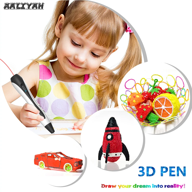 Magical 3D Printing Pen ABS PLA Drawing Doodle pen DIY Creative Gifts Plastic Handle Pen Adjustable Temperature Educational Toys
Magical 3D Printing Pen ABS PLA Drawing Doodle pen DIY Creative Gifts Plastic Handle Pen Adjustable Temperature Educational Toys