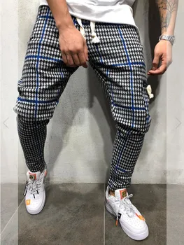 Man Pants 2019 Brand New Mens Skinny Slim Fit Pencil Pants Bottom Plaid Casual High Pants With Pockets Workout Hip Hop Trousers
Man Pants 2019 Brand New Mens Skinny Slim Fit Pencil Pants Bottom Plaid Casual High Pants With Pockets Workout Hip Hop Trousers