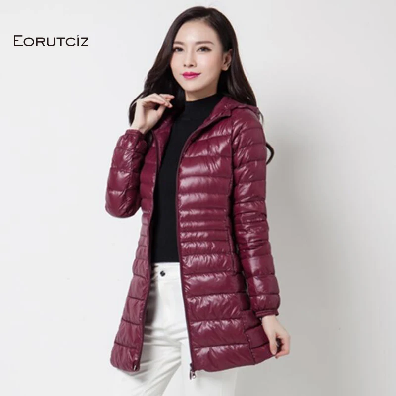 EORUTCIZ Winter Plus Size 7XL Down Coat Women Ultra Light Warm Long Hoodie Jacket Vintage Thin Autumn Duck Down Coat LM508
EORUTCIZ Winter Plus Size 7XL Down Coat Women Ultra Light Warm Long Hoodie Jacket Vintage Thin Autumn Duck Down Coat LM508
