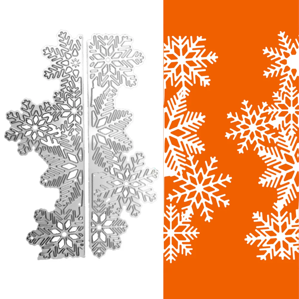 Snowflake Dies Metal Cutting Dies for Scrapbooking Embossing Photo Album Paper Xmas Wedding Invitation Card Decoration Stencils
Snowflake Dies Metal Cutting Dies for Scrapbooking Embossing Photo Album Paper Xmas Wedding Invitation Card Decoration Stencils
