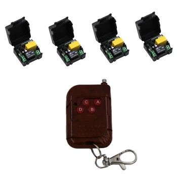 RF Remote Switch Wireless Remote Control Switch Remote Power ON/OFF For Lighting Motor Curtain Relay Module With Transmitter
RF Remote Switch Wireless Remote Control Switch Remote Power ON/OFF For Lighting Motor Curtain Relay Module With Transmitter