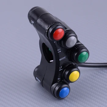 Motorcycle Multifuction7 Buttons Control Switch Assembly 22mm Handlebar Moment Latching Fit For Kawasaki Suzuki BMW Ducati
Motorcycle Multifuction7 Buttons Control Switch Assembly 22mm Handlebar Moment Latching Fit For Kawasaki Suzuki BMW Ducati