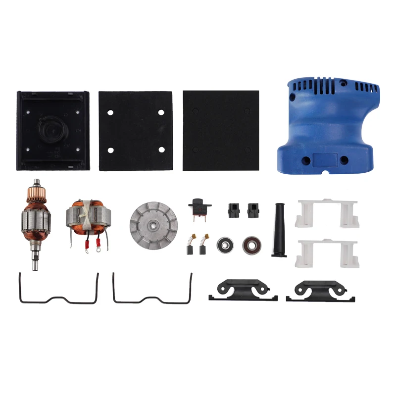 Sanding machine tools accessories Armature Rotor,stator,bearing,wire sleeve,Sponge base plate,Carbon brush,etc for Makita BO4510
Sanding machine tools accessories Armature Rotor,stator,bearing,wire sleeve,Sponge base plate,Carbon brush,etc for Makita BO4510