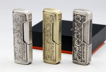 JIFENG High Grade Cigarette Lighter With One Torch Jet Flame Cigar Lighter And Carving Style Metal
JIFENG High Grade Cigarette Lighter With One Torch Jet Flame Cigar Lighter And Carving Style Metal