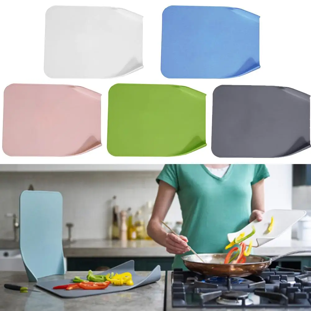 New Bendable Fruit Food Cutting Board Non-slip Rubbing Panel Plastic Standing Food Slice Cut Chopping Mat Block Kitchen Gadget T
New Bendable Fruit Food Cutting Board Non-slip Rubbing Panel Plastic Standing Food Slice Cut Chopping Mat Block Kitchen Gadget T