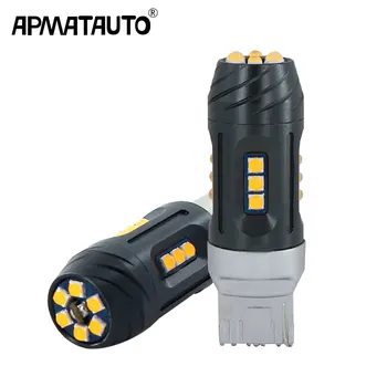 2pcs Car 7440 LED No Hyper Flash Amber Yellow 18-SMD 4040 LED W21W T20 LED Bulbs For Turn Signal Lights ,Canbus Error Free,12V
2pcs Car 7440 LED No Hyper Flash Amber Yellow 18-SMD 4040 LED W21W T20 LED Bulbs For Turn Signal Lights ,Canbus Error Free,12V