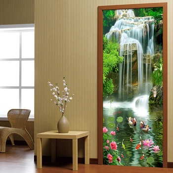 Waterfall Natural Landscape PVC Waterproof Self-adhesive Door Sticker Wall Decals Living Room Bedroom Door Decor Mural Wallpaper
Waterfall Natural Landscape PVC Waterproof Self-adhesive Door Sticker Wall Decals Living Room Bedroom Door Decor Mural Wallpaper