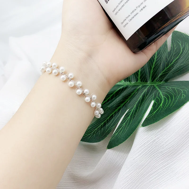 Ruifan Elegant White Small Pearls 100% 925 Sterling Silver Bracelet for Women Girls Wedding Bracelets Jewelry Best Gift YBR043
Ruifan Elegant White Small Pearls 100% 925 Sterling Silver Bracelet for Women Girls Wedding Bracelets Jewelry Best Gift YBR043