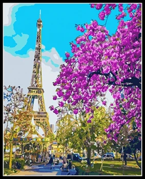 MaHuaf-W807 Paris European Eiffel Tower painting by numbers on canvas wall pictures coloring by numbers with acrylic paints 
MaHuaf-W807 Paris European Eiffel Tower painting by numbers on canvas wall pictures coloring by numbers with acrylic paints