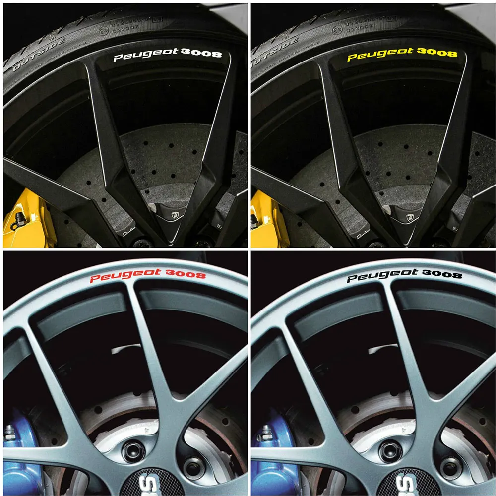 4pcs/set Rims Alloy Wheel Decals Stickers Megane car styling car accessories Tire accessories for PEUGEOT 3008
4pcs/set Rims Alloy Wheel Decals Stickers Megane car styling car accessories Tire accessories for PEUGEOT 3008