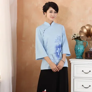 New Arrival Chinese Style Cotton Linen Female Tang Suit Tops Blouse Traditional Three Quarter Shirt Plus Size S TO 4XL 2379
New Arrival Chinese Style Cotton Linen Female Tang Suit Tops Blouse Traditional Three Quarter Shirt Plus Size S TO 4XL 2379