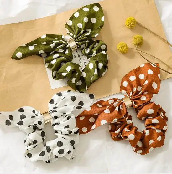 Fashion Ribbon Girl Hair Bands Scrunchies Horsetail Tie 1PC Adjustable Streamer Print Elastic Long Tassel Flower Hair Ring Dots
Fashion Ribbon Girl Hair Bands Scrunchies Horsetail Tie 1PC Adjustable Streamer Print Elastic Long Tassel Flower Hair Ring Dots