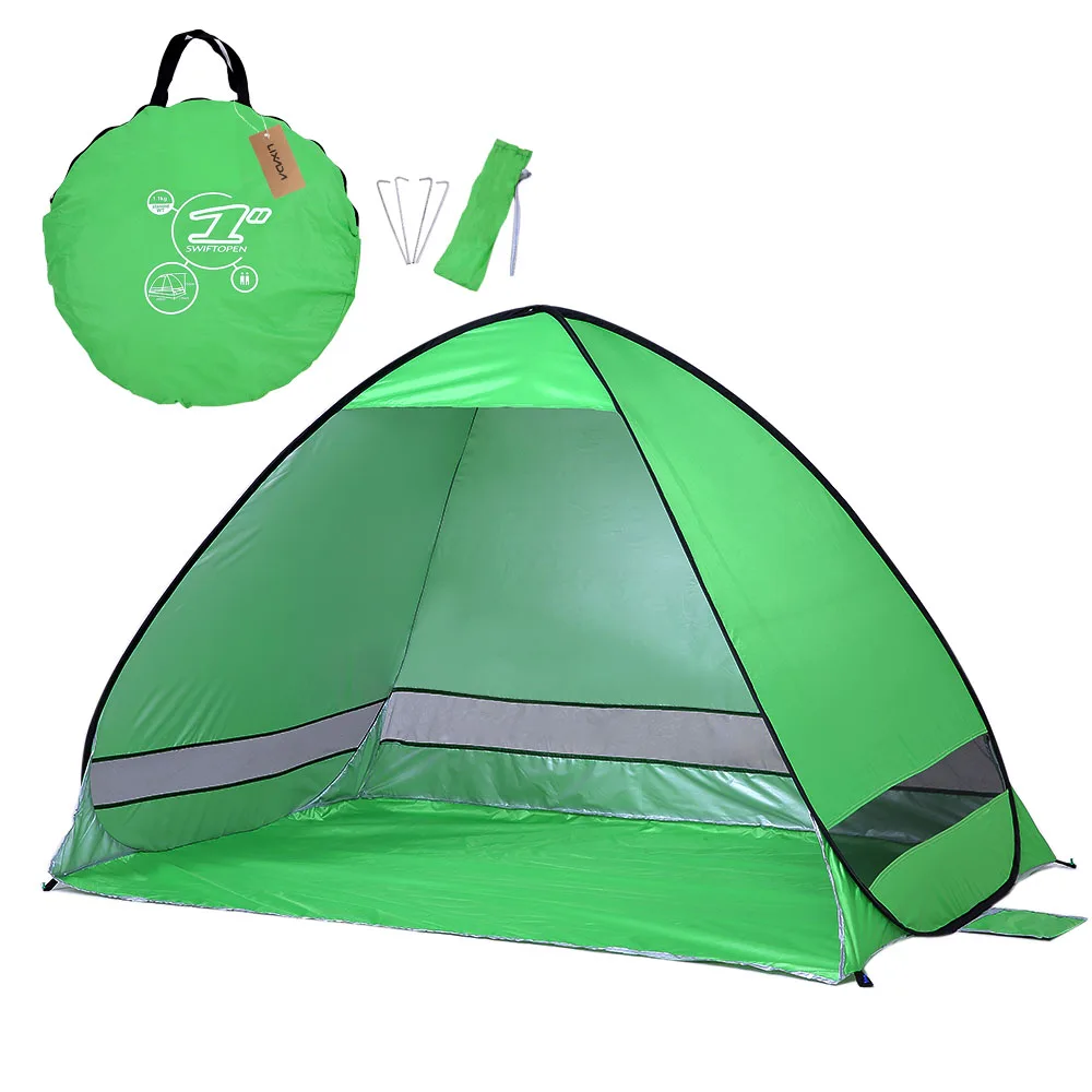 Lixada Durable Lightweight Tent Waterproof Instant Pop Up Beach Tent UV Protection Sun Shelter Tent Sunshade Canopy for Outdoor
Lixada Durable Lightweight Tent Waterproof Instant Pop Up Beach Tent UV Protection Sun Shelter Tent Sunshade Canopy for Outdoor