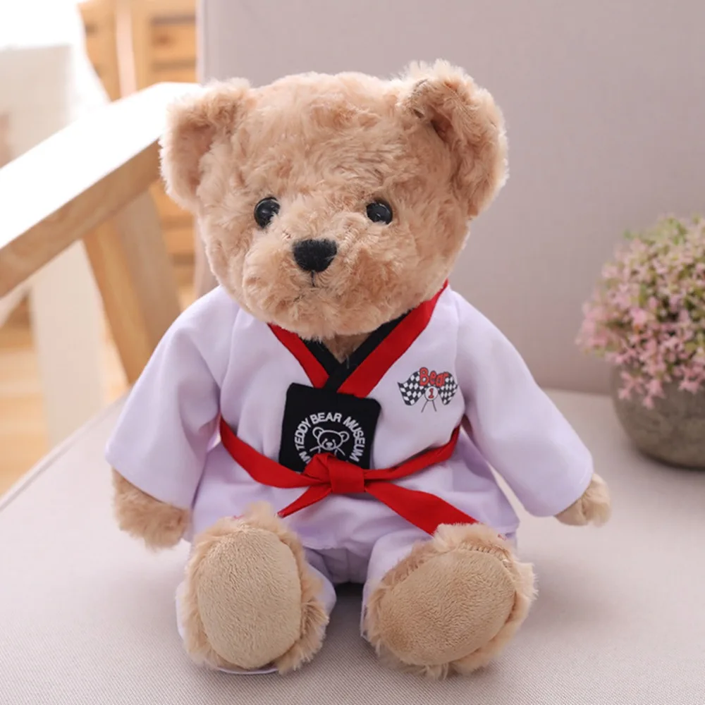 Lucky Boy Sunday 30cm Mini Taekwondo Teddy Bear Plush Toy Kids Toys Baby Appease Doll Cute Couple Bear Gift For Children
Lucky Boy Sunday 30cm Mini Taekwondo Teddy Bear Plush Toy Kids Toys Baby Appease Doll Cute Couple Bear Gift For Children