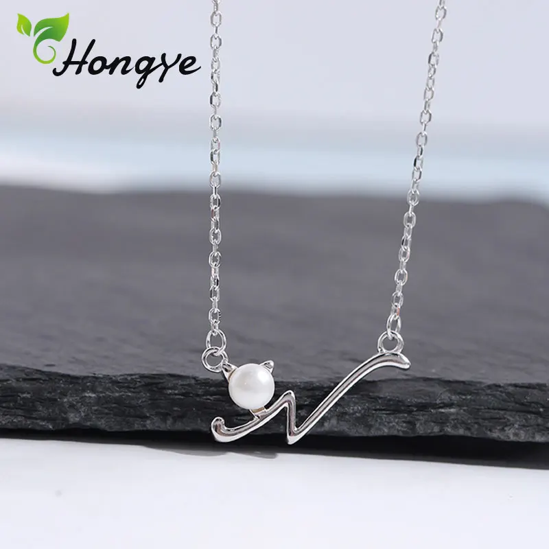 Hongye Pearls Necklaces Women Designer Brand Silver Jewellery Sweet Girls Cat Shaped Long Sterling Silver Necklace Natural Pearl
Hongye Pearls Necklaces Women Designer Brand Silver Jewellery Sweet Girls Cat Shaped Long Sterling Silver Necklace Natural Pearl
