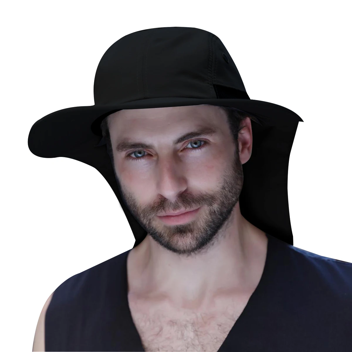 Connectyle Mens Mesh Flap Sun Hat UPF50+ Wide Brim Breathable Outdoor Fishing Cap
Connectyle Mens Mesh Flap Sun Hat UPF50+ Wide Brim Breathable Outdoor Fishing Cap