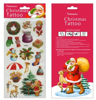 5sheets Christmas Temporary Tattoo Colorful Party Tattoo Sticker Men Women Kids Christmas Tatoo
5sheets Christmas Temporary Tattoo Colorful Party Tattoo Sticker Men Women Kids Christmas Tatoo