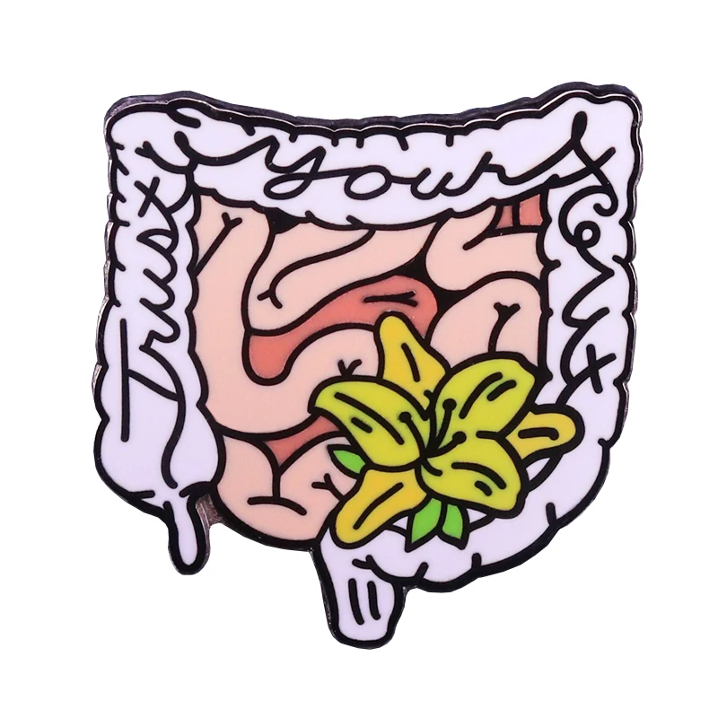Trust your gut brooch intestines digestion pins medical biology jewellery pun art badge doctor nurse medical intern gift
Trust your gut brooch intestines digestion pins medical biology jewellery pun art badge doctor nurse medical intern gift