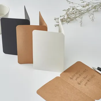 100ocs Kraft paper folded blank cards nostalgic retro DIY cards creative commemorative cards
100ocs Kraft paper folded blank cards nostalgic retro DIY cards creative commemorative cards