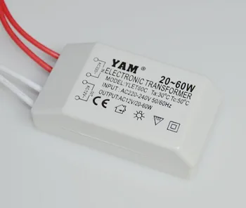 10pcs, 20 to 60w AC 220 - 240V to 12V Electronic Transformer Supply Driver Adapter for Halogen LED Lamp Power
10pcs, 20 to 60w AC 220 - 240V to 12V Electronic Transformer Supply Driver Adapter for Halogen LED Lamp Power