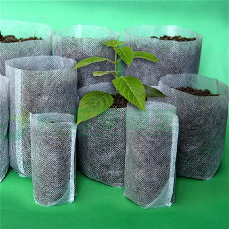 Nursery Pots Seedling-Raising Bags non-woven fabrics Garden Supplies Environmental Protection Full All Size 100pcs-pack jt021 
Nursery Pots Seedling-Raising Bags non-woven fabrics Garden Supplies Environmental Protection Full All Size 100pcs-pack jt021