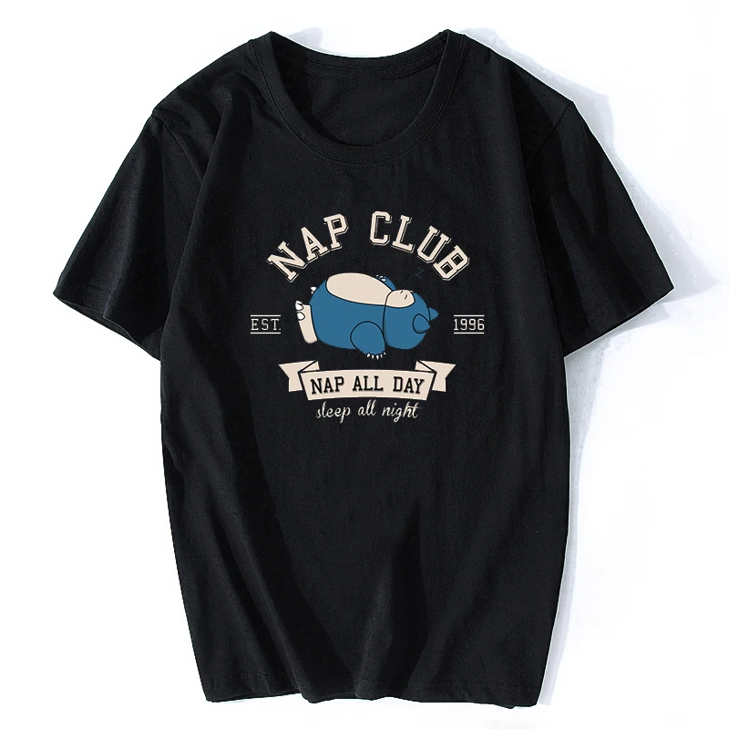 Nap Club Japan Anime Funny Pokemon T Shirt Harajuku Streetwear Cotton Hip Hop Men Tshirt Vintage Aesthetic Clothes
Nap Club Japan Anime Funny Pokemon T Shirt Harajuku Streetwear Cotton Hip Hop Men Tshirt Vintage Aesthetic Clothes