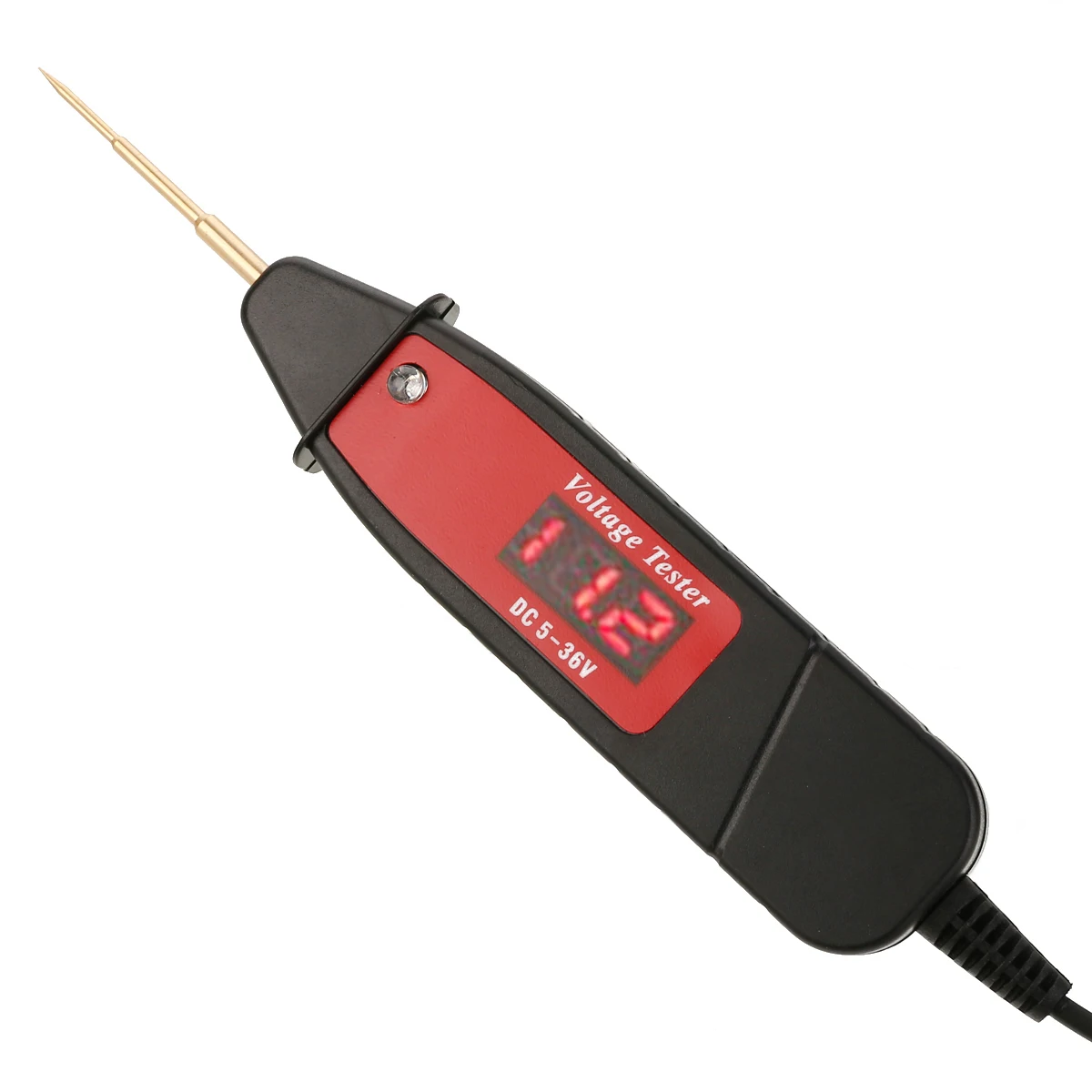 1pc 1.65m 5-36V Car Digital LCD Electric Voltage Test Pen Professional Automotive Tester Pencil Detector Tool With LED Light