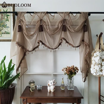Budloom European style luxury tulle valance curtains for living room green pink kitchen sheer valances curtains for living room
Budloom European style luxury tulle valance curtains for living room green pink kitchen sheer valances curtains for living room