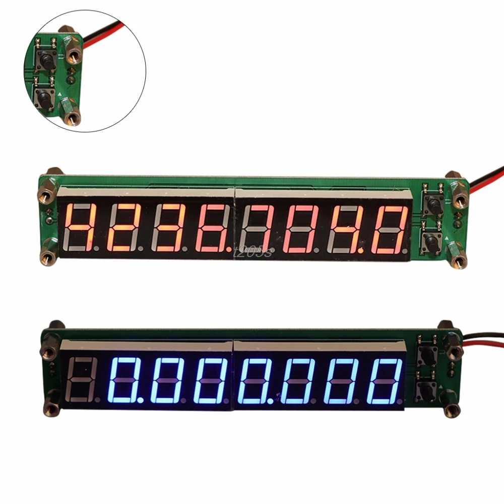 0.1-60MHz 20MHz-2.4GHz RF 8 Digit LED Singal Frequency Counter Meters Cymometer Tester Tool T12 Drop ship
0.1-60MHz 20MHz-2.4GHz RF 8 Digit LED Singal Frequency Counter Meters Cymometer Tester Tool T12 Drop ship