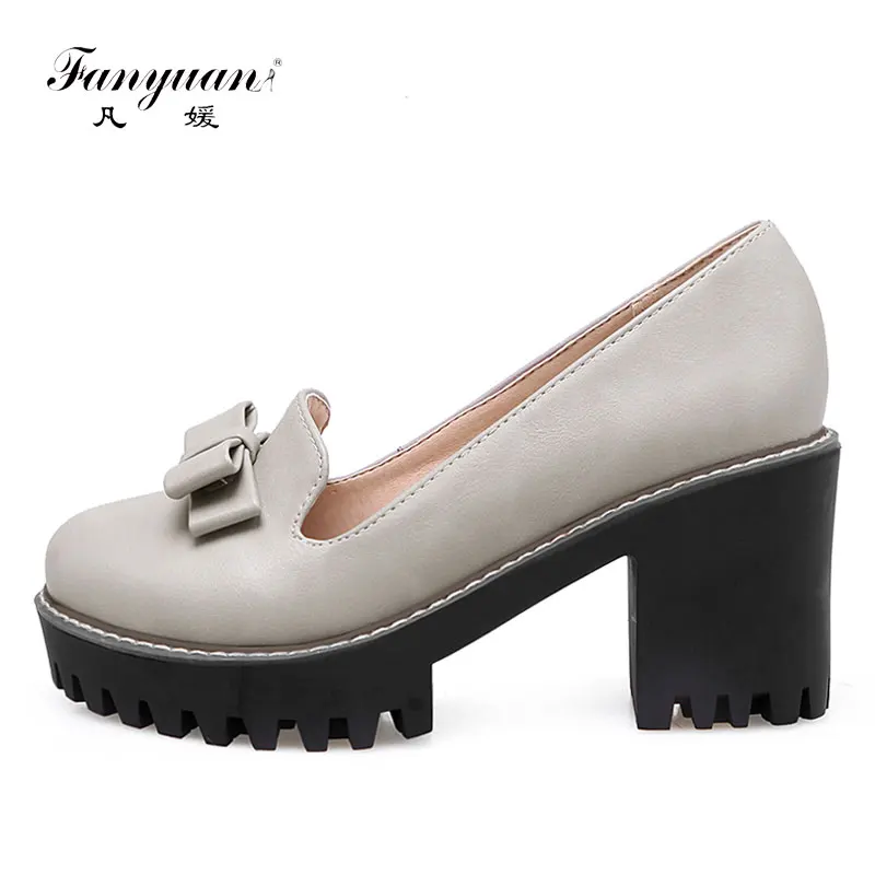Fanyuan Plus Size Slip On Casual Shoes Women Pumps Thick High Heels Single Shoes 2017 Spring Ladies Sweet Rubber Platform pumps
Fanyuan Plus Size Slip On Casual Shoes Women Pumps Thick High Heels Single Shoes 2017 Spring Ladies Sweet Rubber Platform pumps