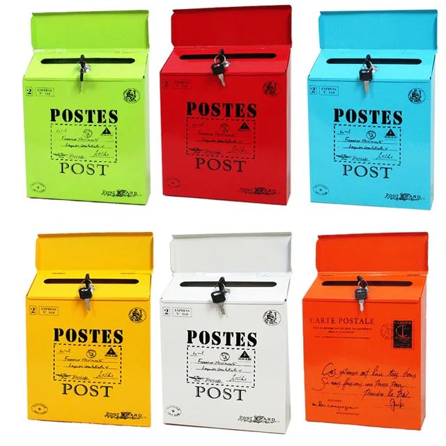 Vintage Metal Mail Box With Lock Case Tin Newspaper Letter Mailbox Waterproof Post Box DIY Photography Props Home Decoration
Vintage Metal Mail Box With Lock Case Tin Newspaper Letter Mailbox Waterproof Post Box DIY Photography Props Home Decoration