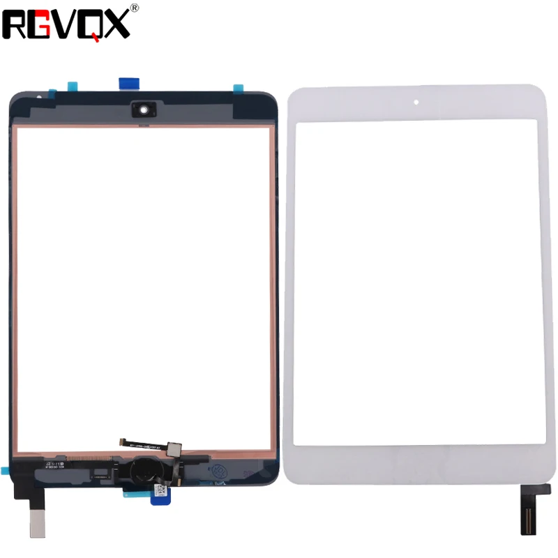 Front Panel Touch Screen Glass Digitizer Home Button Assembly for iPad 2 Black