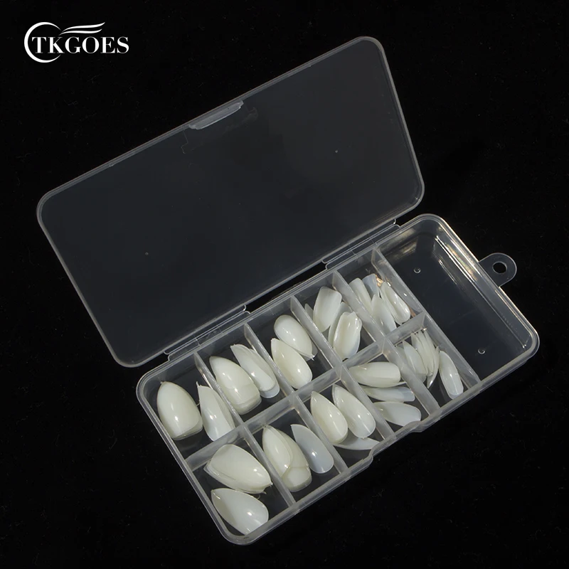 TKGOES 100PCS Artificial Professional Talon Nail Tips Natural Almond Pointed Nails Full Cover Oval Fake Stiletto Nails Tips Unas
TKGOES 100PCS Artificial Professional Talon Nail Tips Natural Almond Pointed Nails Full Cover Oval Fake Stiletto Nails Tips Unas
