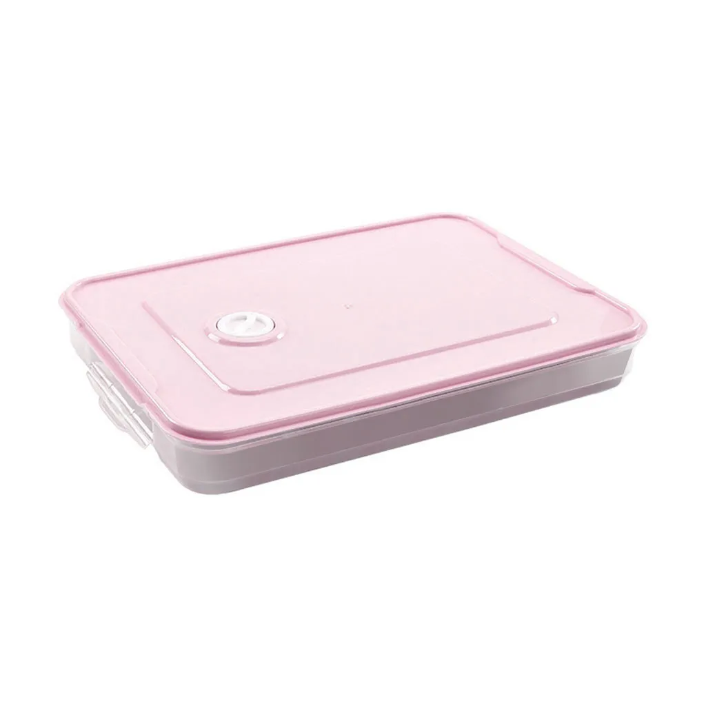 Single Layer Dumpling Boxes Storage Tray Food Container Box For Keep Fresh Refrigerator Frozen Dumplings Storage Boxes
Single Layer Dumpling Boxes Storage Tray Food Container Box For Keep Fresh Refrigerator Frozen Dumplings Storage Boxes