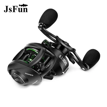 Baitcasting Reel 8.1:1 17+1BB High Speed Bass Fishing Reel 8KG Max Drag Long Shot Left / Right Hand Fishing Tackle YL11
Baitcasting Reel 8.1:1 17+1BB High Speed Bass Fishing Reel 8KG Max Drag Long Shot Left / Right Hand Fishing Tackle YL11