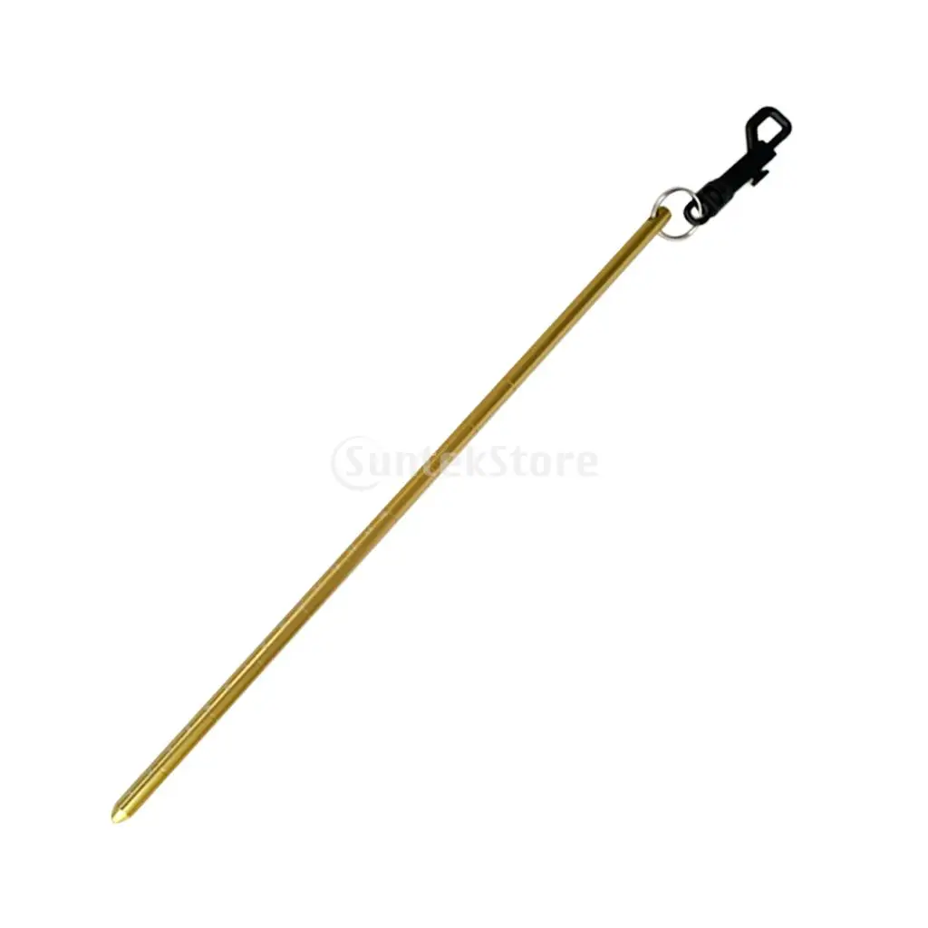 Portable Durable Aluminum Scuba Diving Diver Lobster Tickle Pointer Stick Rod Tank Banger with Bolt Snap Clip - Choose Color