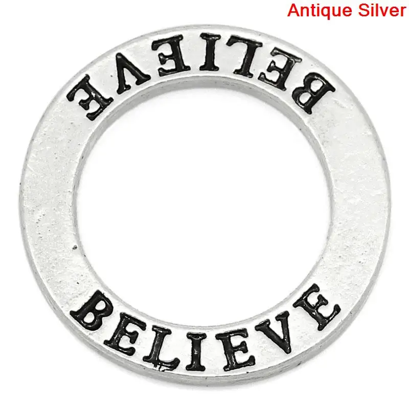 DoreenBeads Zinc metal alloy Charm Jump Rings Round Antique Silver Message Pattern 22mm( 7/8") Dia, 2 PCs new
DoreenBeads Zinc metal alloy Charm Jump Rings Round Antique Silver Message Pattern 22mm( 7/8") Dia, 2 PCs new