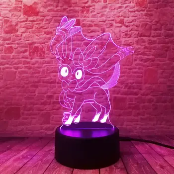 3D Nightlight Visual Illusion LED Colourful Touch Flash Fairy Light Bedroom Lamp Sylveon Figure Eevee Model Toy
3D Nightlight Visual Illusion LED Colourful Touch Flash Fairy Light Bedroom Lamp Sylveon Figure Eevee Model Toy