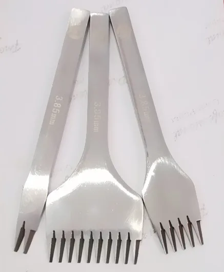 Manual customization White Steel Diamond Chisel Polished Prongs Leather Hole Punch Stitching Tools (3.85mm)
Manual customization White Steel Diamond Chisel Polished Prongs Leather Hole Punch Stitching Tools (3.85mm)