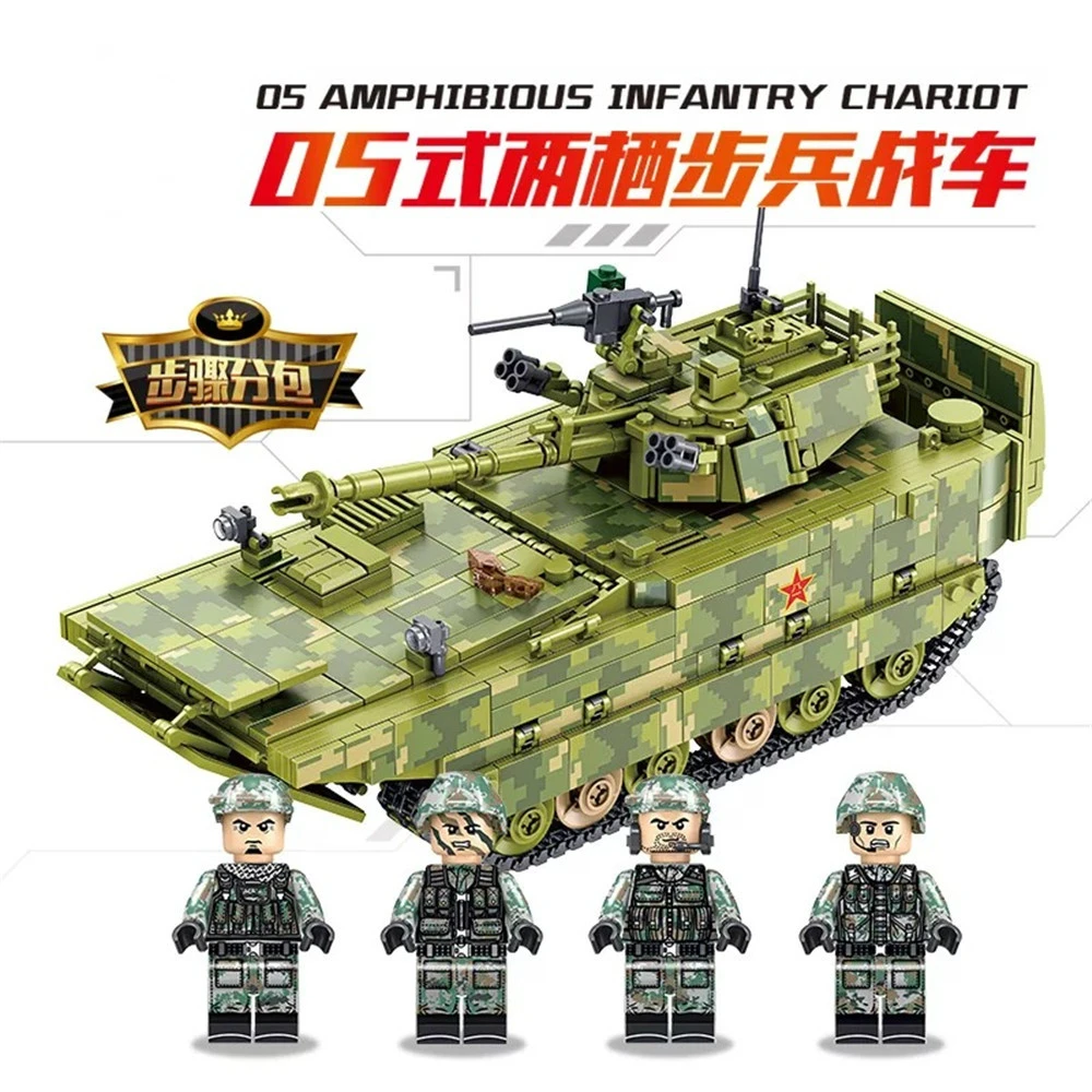 Armored Vehicle World War II Legoing Tank Military Doll Children Intelligence Legoed Friends Building Blocks Toy Gifts for Kids
Armored Vehicle World War II Legoing Tank Military Doll Children Intelligence Legoed Friends Building Blocks Toy Gifts for Kids