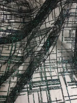 Sparkly french Net african live green glitter sequence sequin lace fabric for wedding party
Sparkly french Net african live green glitter sequence sequin lace fabric for wedding party