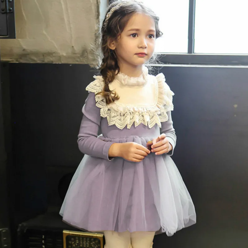 Фото Сетчатое милое платье для девочек коллекция 2019 года модное - купить