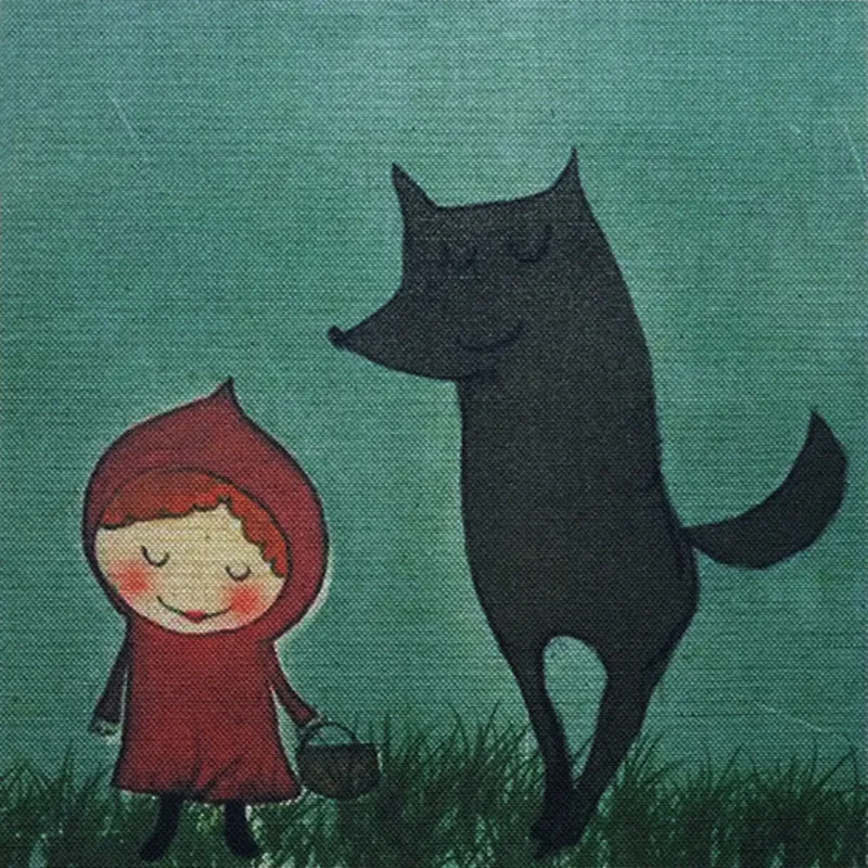 Handmade Dyed Cotton Linen Fabric for DIY Home Decor Little Red Riding Hood Sewing Fabric for Apron Pocket Placemat Mouse Pad
Handmade Dyed Cotton Linen Fabric for DIY Home Decor Little Red Riding Hood Sewing Fabric for Apron Pocket Placemat Mouse Pad